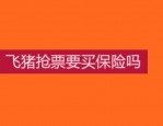 飞猪抢票要买保险吗？有必要吗？