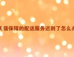 天猫保障的配送服务迟到了怎么办？怎么投诉？